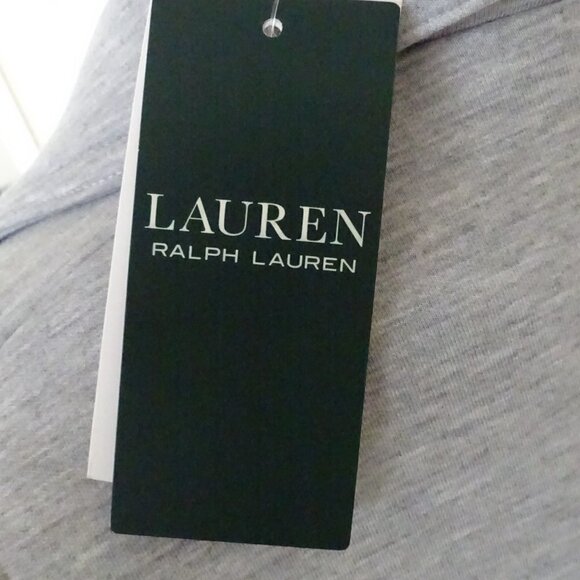 Ralph Lauren Zip Front Jacket Women's Size M Gray Knit Casual Moto Style - Picture 8 of 9